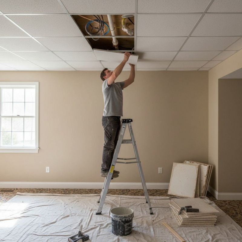 Textured Ceiling Repair